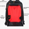 Motorcycle backpack travel full helmet bag rider carbon fiber pattern motorcycle riding waterproof hard shell backpack - Image 4