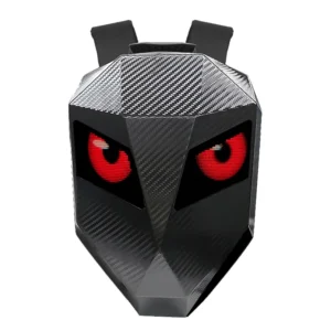 Alternative view of Motorcycle Knight Backpack For Man Helmet Laptop Moto Cycling Backpack With Eye Screen LED Locomotive Travel Backpack