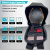 Knight Cycling LED Backpack with Eye Motorcycle Helmet Bluetooth APP Control Waterproof Hard Shell Laptops cool Bags LED Mochila - Image 4