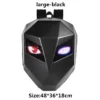 Knight Cycling LED Backpack with Eye Motorcycle Helmet Bluetooth APP Control Waterproof Hard Shell Laptops cool Bags LED Mochila - Image 9