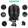Best Selling LED Backpack Hard Shell Locomotive Display Scree Travel Waterproof Laptop Outdoor Bag Motorcycle Cycling Backpack - Image 6