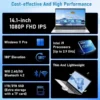 2025 Portable Windows 11 Laptop Computer PC 14.1" 1920*1080P Notebook Intel Core i9 8950HK 16GB RAM 1TB 2TB SSD Office Gaming PC - Image 5