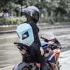 Knight Cycling LED Backpack with Eye Motorcycle Helmet Bluetooth APP Control Waterproof Hard Shell Laptops cool Bags LED Mochila - Image 6